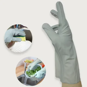 High Quality Reusable Kitchen House Cleaning Gloves Waterproof Silicone Garden Gloves Protective Gear