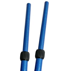 High Stiffness 3k Twill Matte Glossy Carbon Fiber Telescopic Extension Pole With Twist Lock