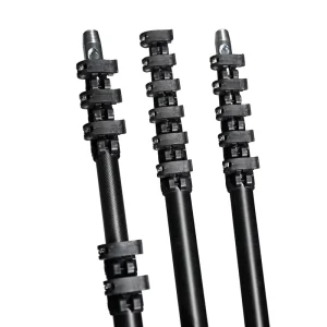High Strength Carbon Fiber Window Cleaning Poles 18ft Telescopic Tube Water Fed Pole Carbon Window Cleaning Tools