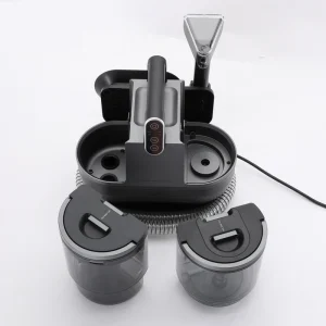 High-Temperature Wet Dry Steam Dry Cleaning Bagless Electric Carpet Vacuum Spot Cleaner 1200W Hot Water Spray Deep Cleaning