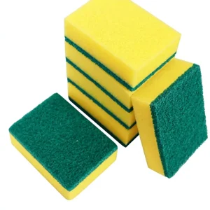 High Water Kitchen Dish Sponge Different Packing Microfiber Loofah Cloth Scouring Pad Cleaning for Household Dish Washing