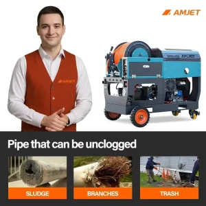 High-pressure Pipe Cleaning Machine Special Tool for Clearing Sewer Pipes Jet Nozzle Cleaning