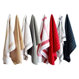 High-quality Home Decor 100% Pure Cotton Floral Printed Eco-Friendly Quick-Dry Kitchen Tea Towels with Custom Logo