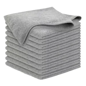 Highly Absorbent Shop Rags Bulk and All Purpose Car Cleaning Towels for TV Screen