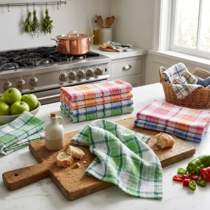 Highly Absorbent and Soft 75% Cotton 25%polyester Kitchen Towels for Clean and Hygiene Needs in Home