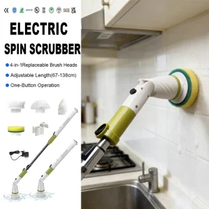 Home Cleaning Appliance Electric for Spin Scrubber Brush Efficient Home Cleaning Solution
