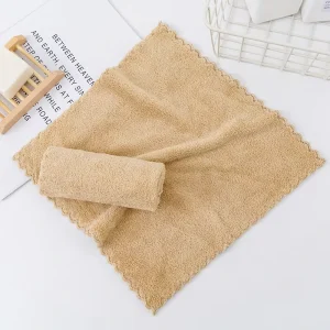 Home Cleaning Cloth Custom Absorbent Multi purpose Towel 80% Polyester 20% Polyamide for Kitchen Car Dust Cleaning