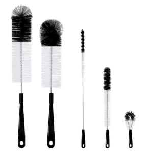 Home Cleaning Supplies Bottle Brush Cleaner 5 Pack Long Water Bottle and Straw Cleaning Brush