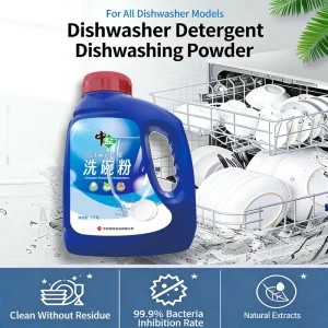 Homemade Dishwashing Detergent Concentrated Tableware Dishwasher Detergent Powder Manufacturer Price