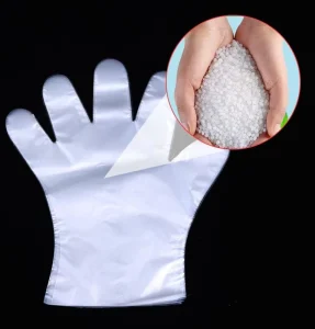 Hot Selling Disposable PE Gloves Soft Food Grade Waterproof Kitchen Household Gloves Individually Packed Home Use Non Slip