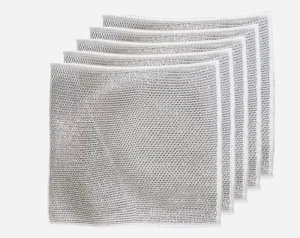 Hot Selling Low Price Magic Cleaning Cloth Thickened Double-Sided PE+Polyester Square Plain Kitchen Towel