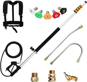 House Roof Cleaning Tools Gutter Telescopic Cleaner Equipment for High Pressure Washer