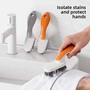 Household Bathroom Cleaning Brush, Long Handle, for Shoes and Clothing
