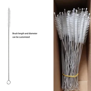 Household Bottle Glass Brush Cleaner Durable Nylon Straw Cleaner Brush