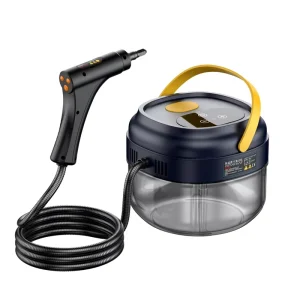Household Car Cleaning Electric Steam Cleaner 1800W Portable Handheld 1500ml Tank Pressure Multi Function