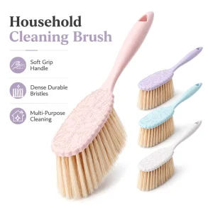 Household Cleaning Brush Handheld Scrub Brush for Laundry Clothes Shoes Bathroom Kitchen Tiles Stiff Bristles Scrubber