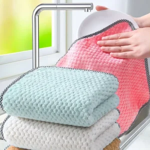 Household Cleaning Dish Washing Towel Microfiber Towel Cleaning Cloth Kitchen Cloth Dish Towel