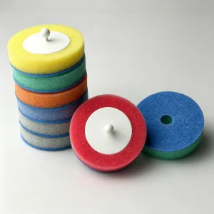 Household Cleaning Tool Accessory One Time Toilet Brush Replacement Head Handy Handheld Sponge Scouring Pad