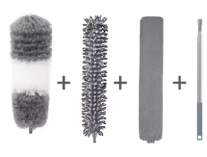 Household Cleaning Tool Telescopic Duster Cleaning Set for Ceiling Fan Furniture Gap Dust Cleaner