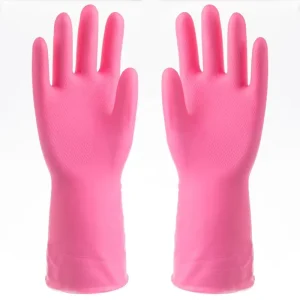 Household Cleaning Tools Accessories Rubber Cleaning Gloves Custom Package Kitchen Latex Customized Logo Thin Comfortable