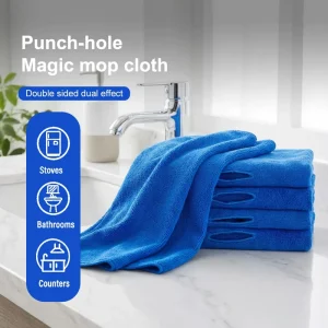 Household Cleaning Tools and Accessories Reusable Magic Broom Floor Scraper Special Rag Square Dual Purpose Microfiber Rag