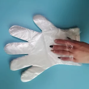 Household Convenient Kitchen Cleaning Soft PE Hand Glove for Food Vegetable Fruit Use Food Grade Special Catering