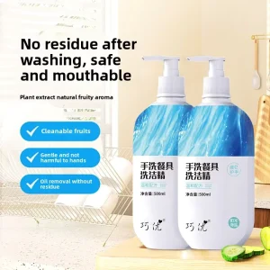 Household Dishwashing Liquid Eco Friendly Food Grade Detergent with Natural Plant Extracts