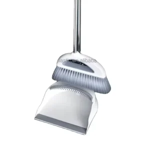 Household Essential Cleaning Kit for All Types of Floors Plastic Broom and Dustpan