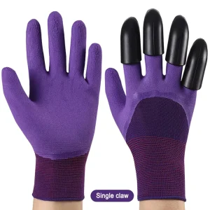 Household Gardening Gloves with Claws Thickened Protective Garden Gloves