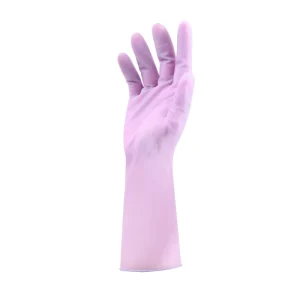 Household Gloves Nitrile Lined Dishwasher Thickened Durable Full Solid Color Latex Oil proof Non slip Multi purpose