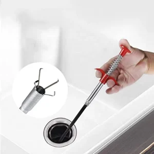 Household Hair Catcher Sewer Sink Tub Dredge Remover Spring Pipe Cleaning Tool Drain Clog Cleaner