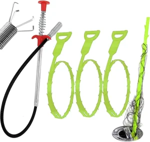 Household Hair Clog Remover Clean Tool Cleaner Snake Hook Shower Drain Sink Snake for Shower Drain