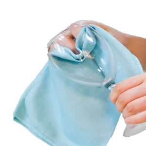 Household Items Microfiber Glass Cloth for Glass Cleaning