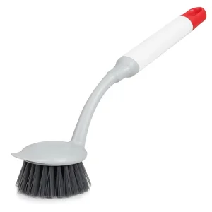 Household Kitchen Cleaning Items with Plastic Long Handle PET Bristle Brush Dishwashing Dish Pot Easy Cleaning Brushes