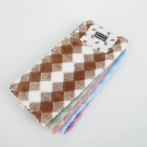 Household Kitchen Microfiber Towel Set with Thickened Non-Shedding Cleaning Cloth Eco-Friendly