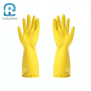 Household Latex Gloves Cleaning Gloves Latex Hand Glove Rubber Material for Dish Washing
