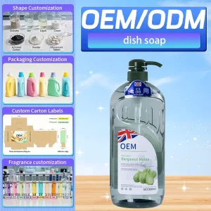 Household Liquid Concentrated Oil Removing Residue Free Eco Friendly Dishwashing Detergent for Fruits Vegetables Food Grade