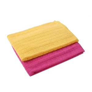 Household Reusable Soft Woven Microfiber Quick Dry Absorbent Kitchen Dish Towels