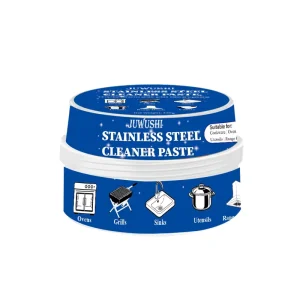 Household Stainless Steel Polish Paste Removes Burnt Grease From Ovens Grills Anti Rust Anti Fingerprint Protection 450g