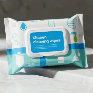 Household Strong Dirty Cleaning Kitchen Cleansing Wet Wipes Tissue 80 Pcs Adults Cleaning Non woven