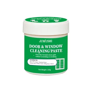 Household Window Cleaning Paste for Glass Frames Eliminates Rain Marks Adhesive Residues Non Scratch for PVC Aluminum 220g