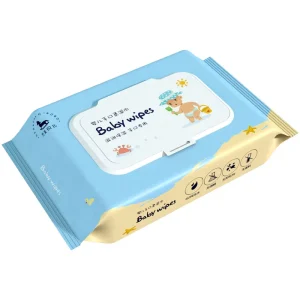 Hyges Baby Eco-Friendly Antibacterial Extra Soft Cleansing Wet Wipes Soft Spunlace Nonwoven Alcohol Free for Daily Skin Care
