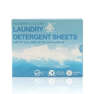 Hypoallergenic Biodegradable Concentrated Cleaning Laundry Detergent Sheet