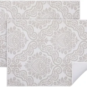 In Stock Daily Use Kitchen Embossed Water Absorbing Square with Sponge Insert Modern Minimalist Factory Direct Dish Drying Mat