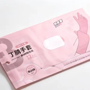 Individual Packaging bag for Disposable Gloves in Supermarket Business or Online Bustiness