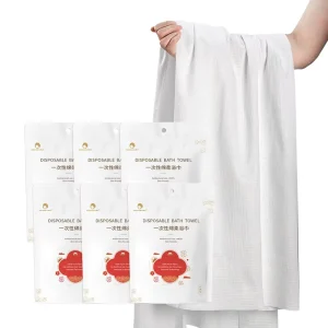 Individually Packaged 70×140 Portable Travel Disposable Bath Towel Thickened High Water Absorption Disposable Bath Towel