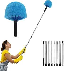 Indoor Extended Pole Long Handle Dust Removal Brush for Outdoor and Indoor Cleaning