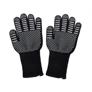 Indoor Outdoor Garden Tools Household Baking Heat Resistant Safety Gloves Nylon Ambidextrous Waterproof BBQ Gloves