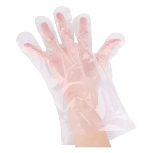 Industrial Disposable Gloves for General Use Kitchen Household Clear Gloves Plastic Gloves Ok Compostable Household Cleaning PE
