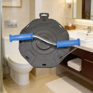 Industrial Grade Pipeline and Drain Pipe Unclogger 4.57m Steel and Plastic for Kitchens Bathrooms Sinks Shower Rooms